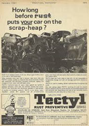 Старая реклама Tectyl, история